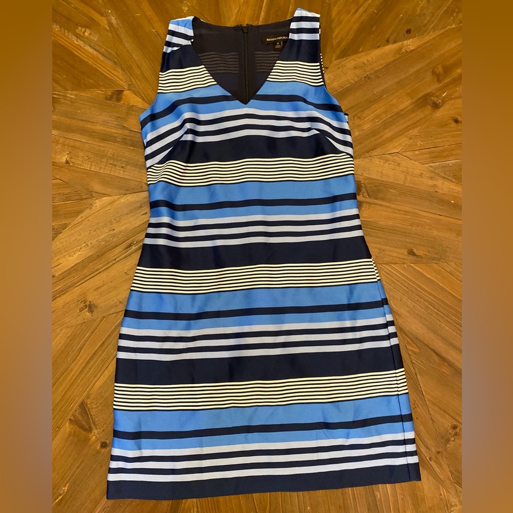 Banana Republic Women Blue Casual Dress Size 0